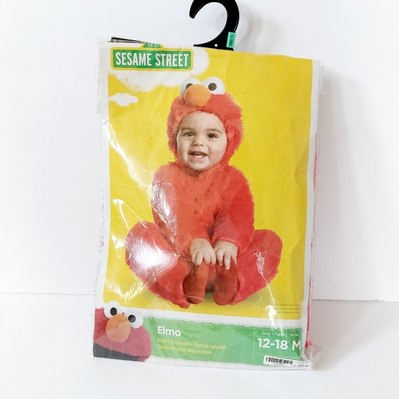 2pc Elmo Costume 12-18m Sesame Street Halloween - Picture 1 of 5